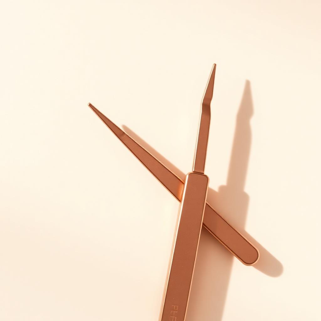 Rose Gold Slant Tweezer